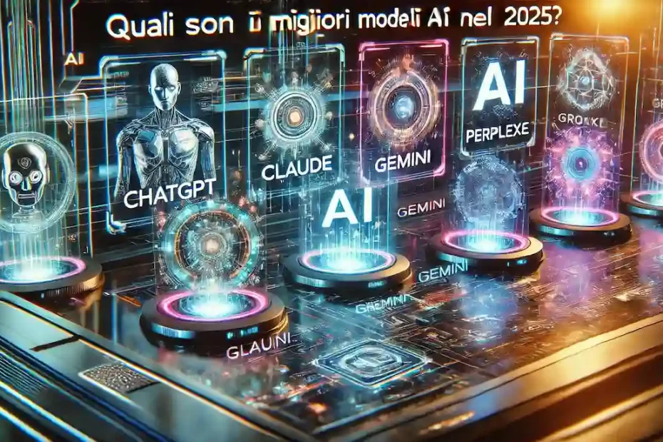 Quali sono i migliori modelli AI nel 2025