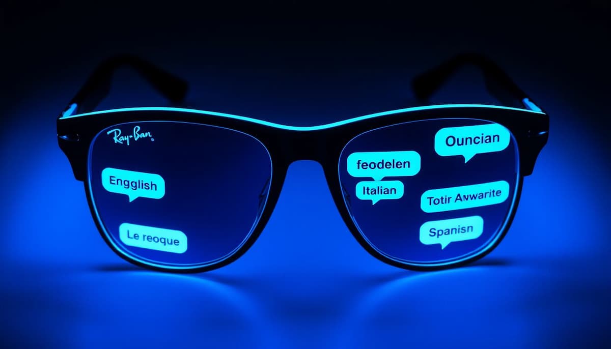 Gli occhiali Ray-Ban Meta possono ora tradurre live (anche in italiano)