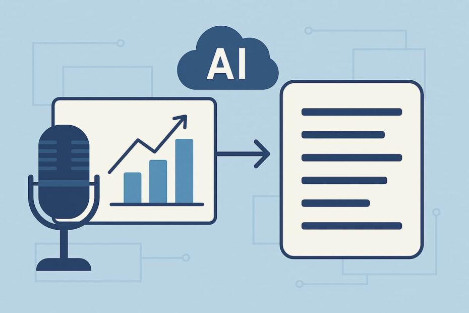 Convertire immagini e audio in testo modificabile con l’intelligenza artificiale