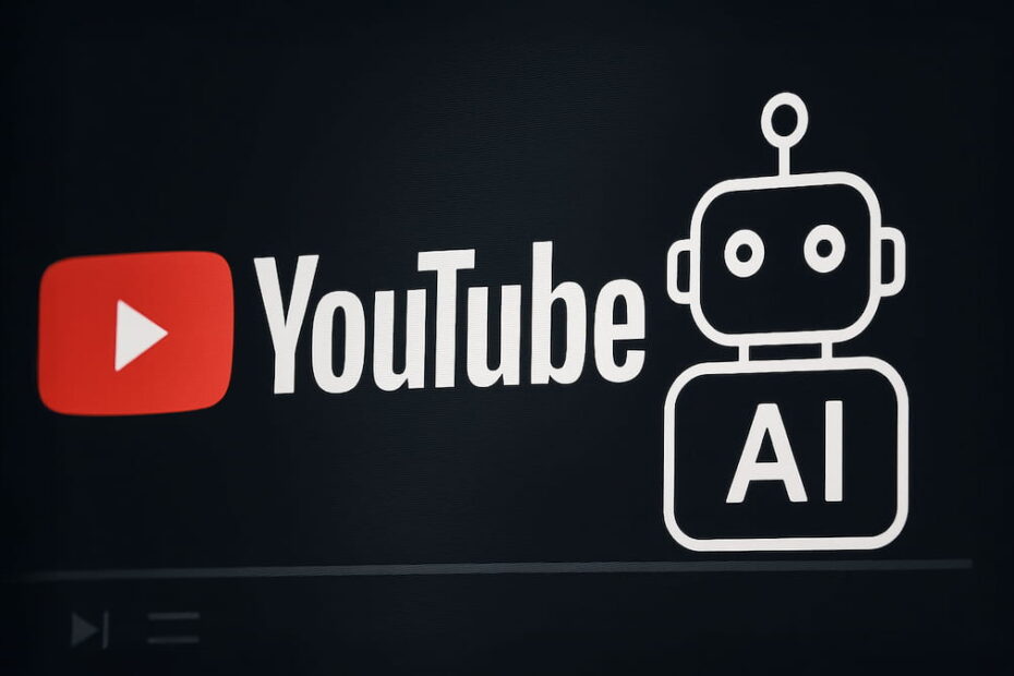 YouTube AI update