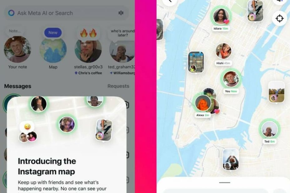 Instagram lancia la funzione Mappa in Italia