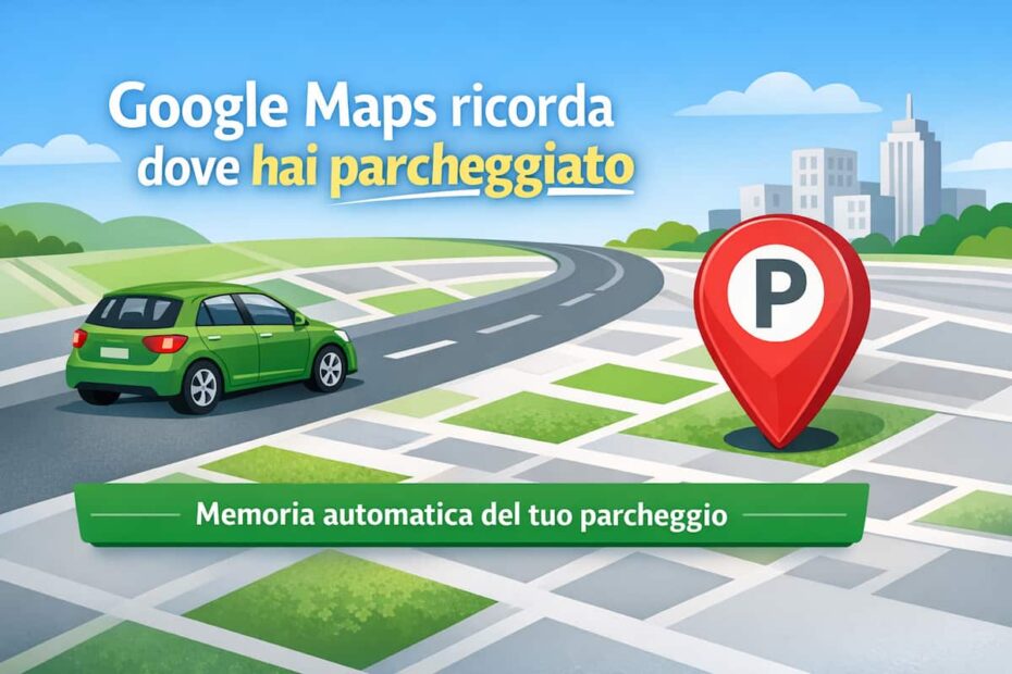 Google Maps ricorda dove hai parcheggiato