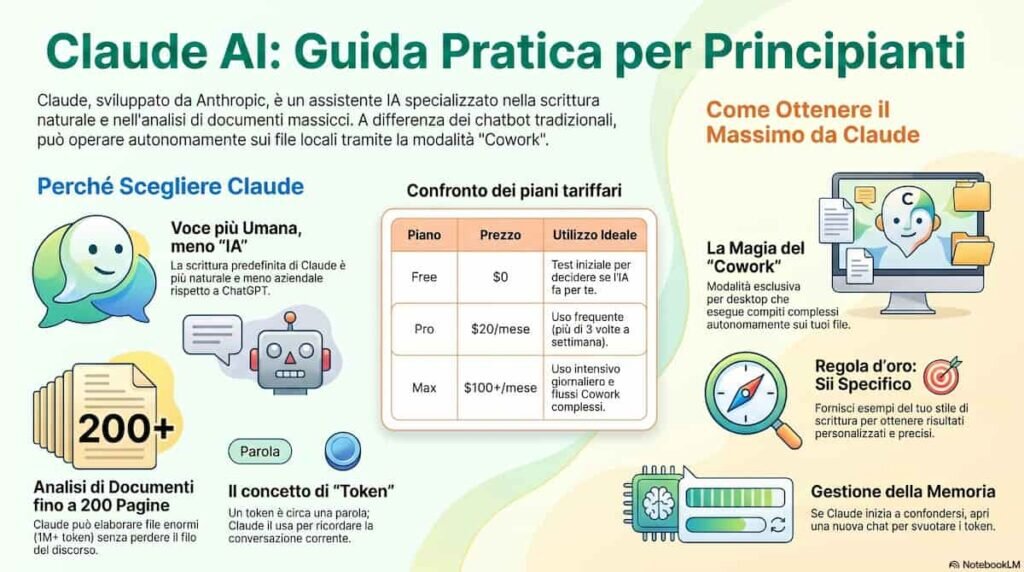 Claude for Dummies: la guida per chi non l'ha mai aperto 2 Claude for Dummies: la guida per chi non l'ha mai aperto
