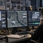Analista davanti a più fonti digitali mentre confronta modelli LLM per un'attività OSINT